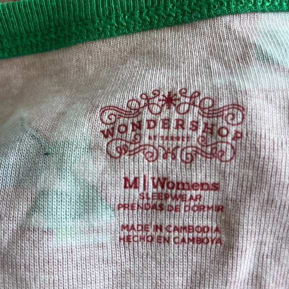 Wonder Shop Women’s M
Pajama pant set
Sleepwear 
Dinosaur Holiday 
Bowling - Picture 6 of 7